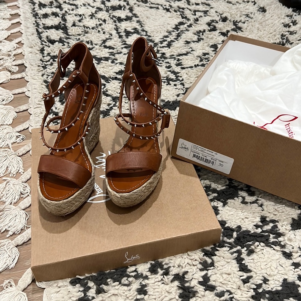 Christian Louboutin Chocazeppa Spikes
120 mm Platform sandals